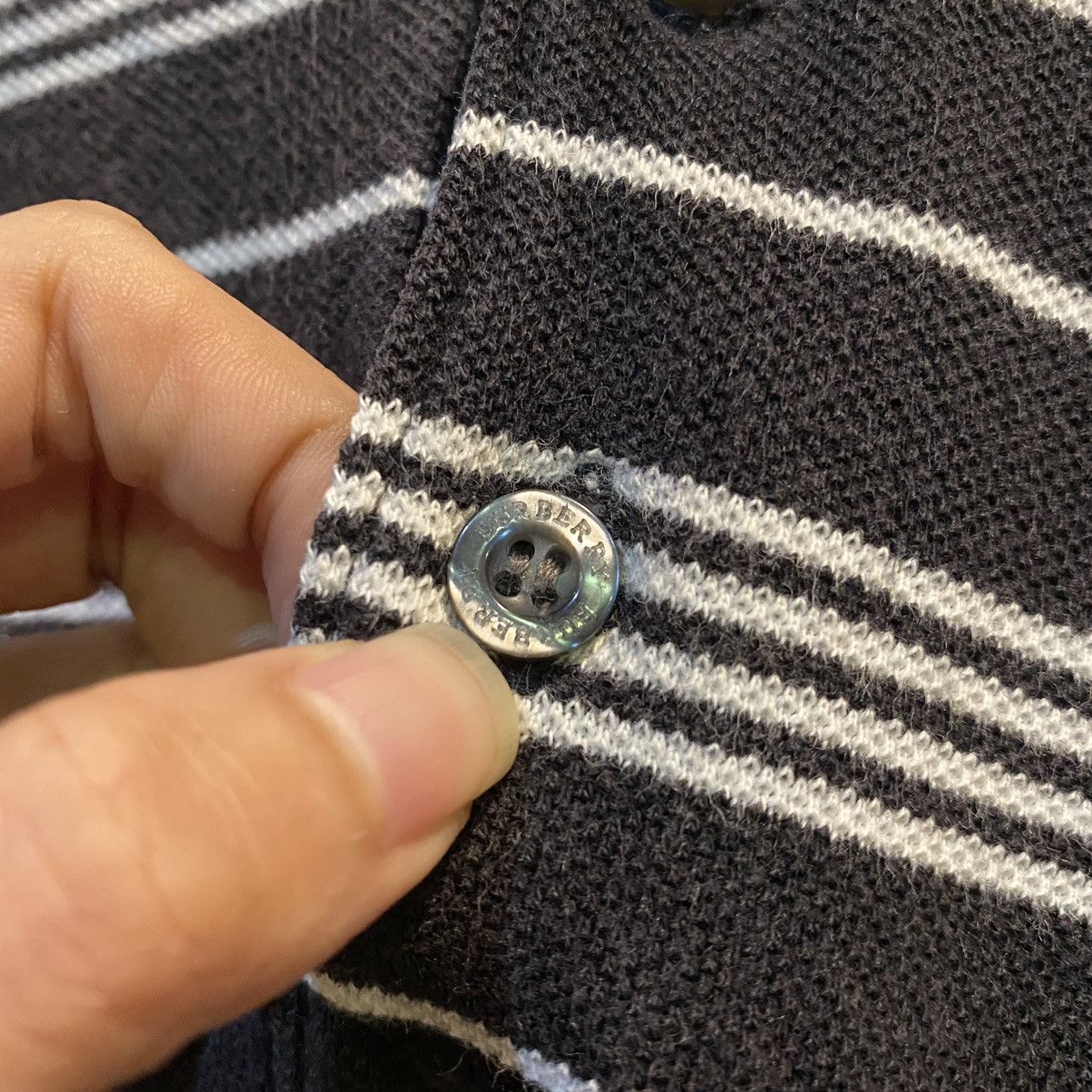 Burberry × Burberry Prorsum Burberry London Basic Logo Embroidered Ringer Polos Size US XL / EU 56 / 4 - 5 Thumbnail