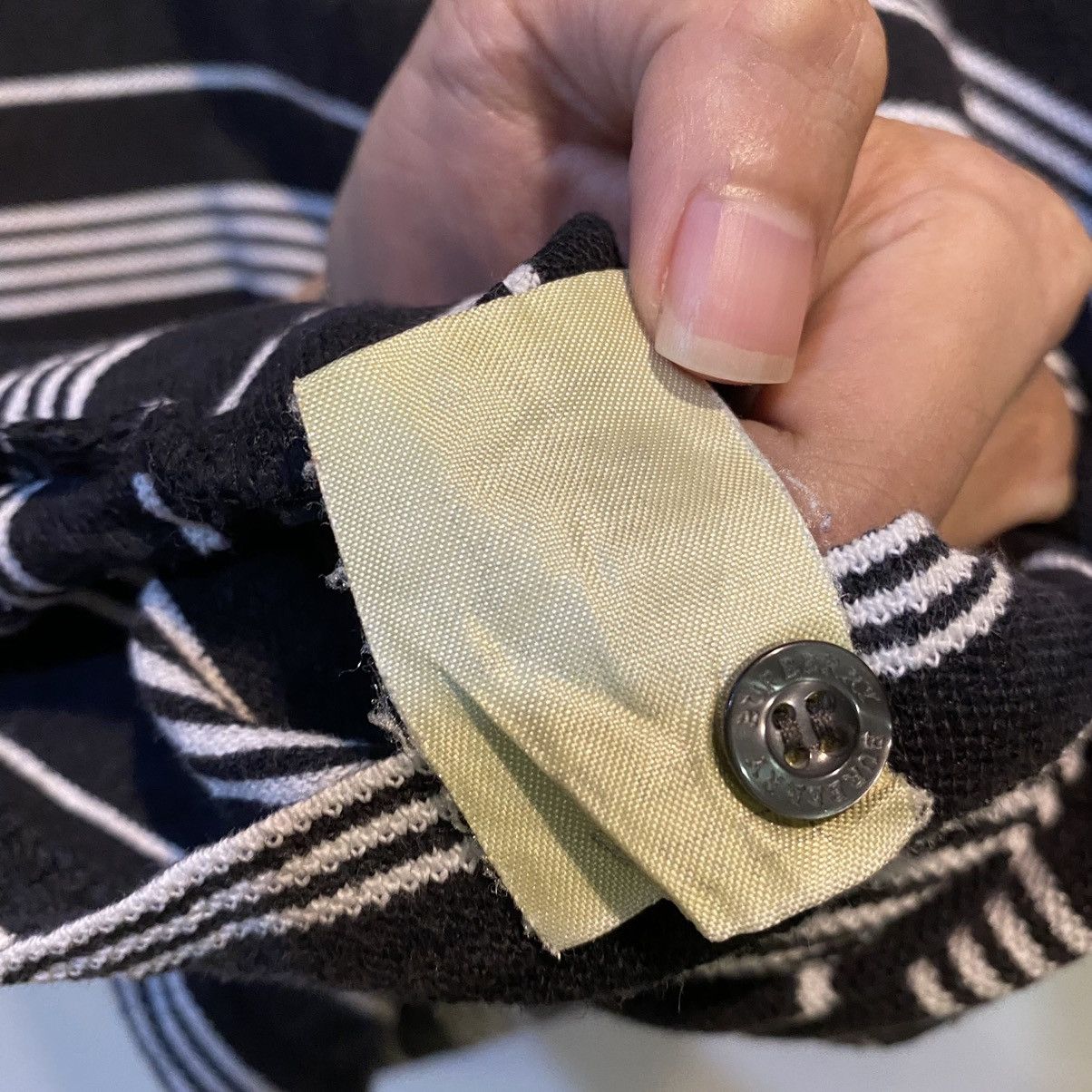 Burberry × Burberry Prorsum Burberry London Basic Logo Embroidered Ringer Polos Size US XL / EU 56 / 4 - 10 Thumbnail