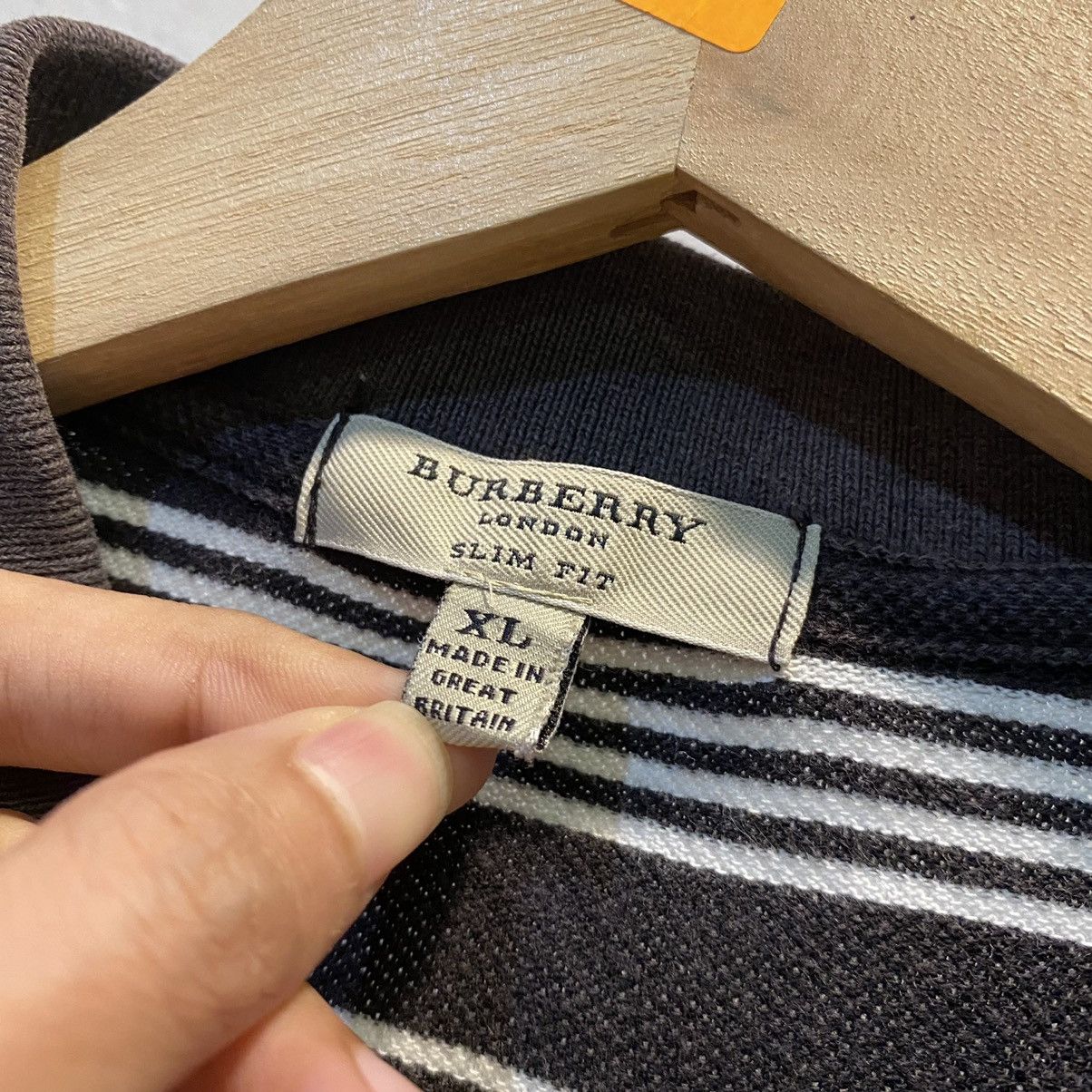 Burberry × Burberry Prorsum Burberry London Basic Logo Embroidered Ringer Polos Size US XL / EU 56 / 4 - 8 Thumbnail