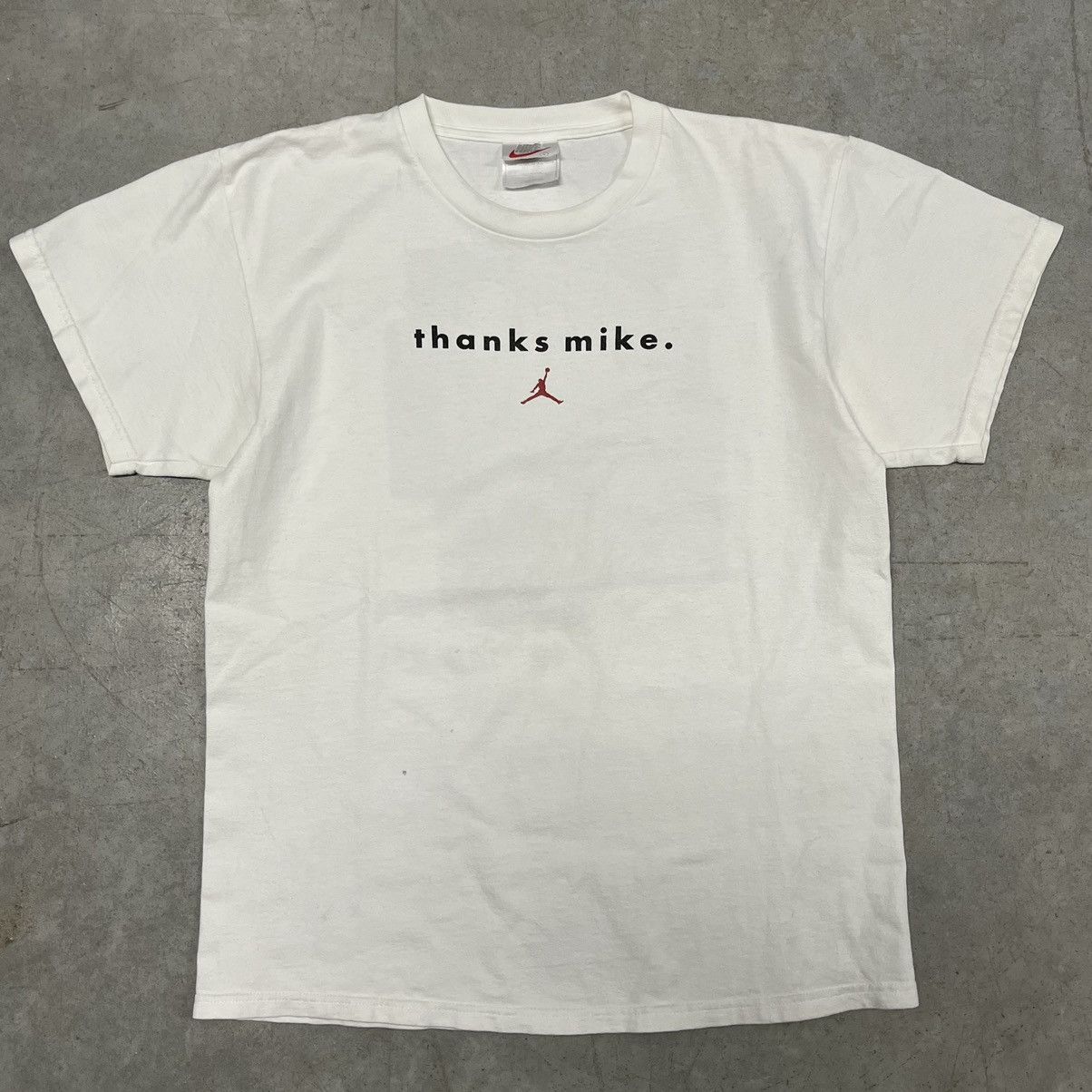 Nike × Vintage Vintage Nike Shirt Thanks Mike Size US S / EU 44-46 / 1 - 2 Thumbnail