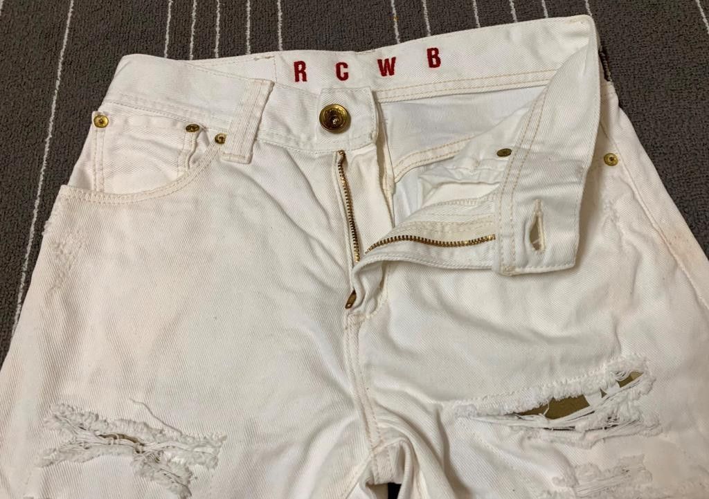 Japanese Brand RCWB Rock Musical White Jeans Streetwears Size US 28 / EU 44 - 10 Thumbnail