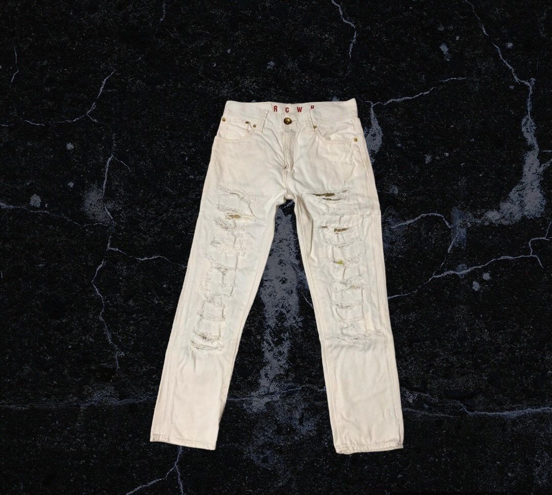 Japanese Brand RCWB Rock Musical White Jeans Streetwears Size US 28 / EU 44 - 1 Thumbnail