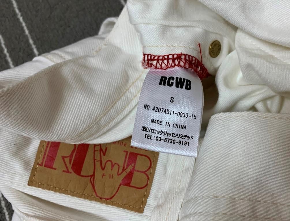 Japanese Brand RCWB Rock Musical White Jeans Streetwears Size US 28 / EU 44 - 7 Thumbnail