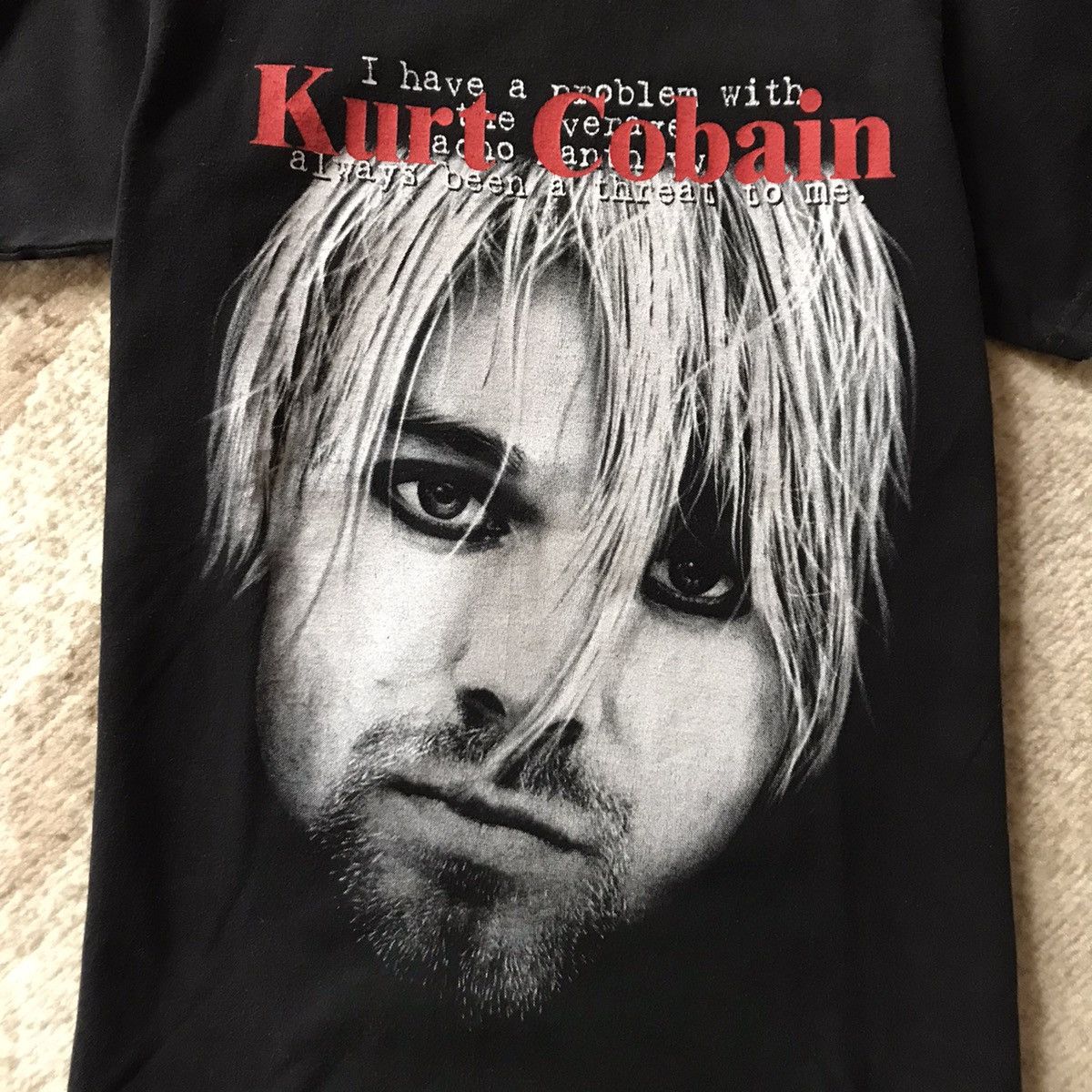Nirvana × Vintage 1990s Kurt Cobain Nirvana t shirt heavy metal size S Size US S / EU 44-46 / 1 - 3 Thumbnail