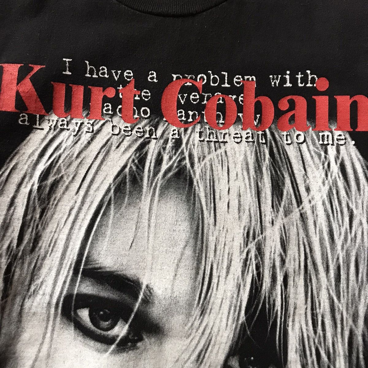 Nirvana × Vintage 1990s Kurt Cobain Nirvana t shirt heavy metal size S Size US S / EU 44-46 / 1 - 4 Thumbnail