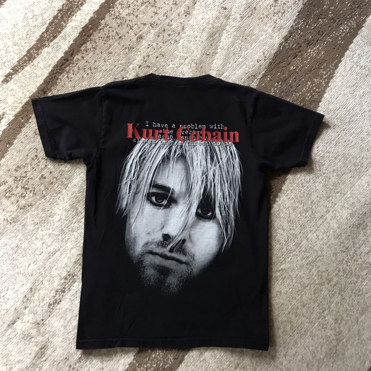 Nirvana × Vintage 1990s Kurt Cobain Nirvana t shirt heavy metal size S Size US S / EU 44-46 / 1 - 2 Thumbnail