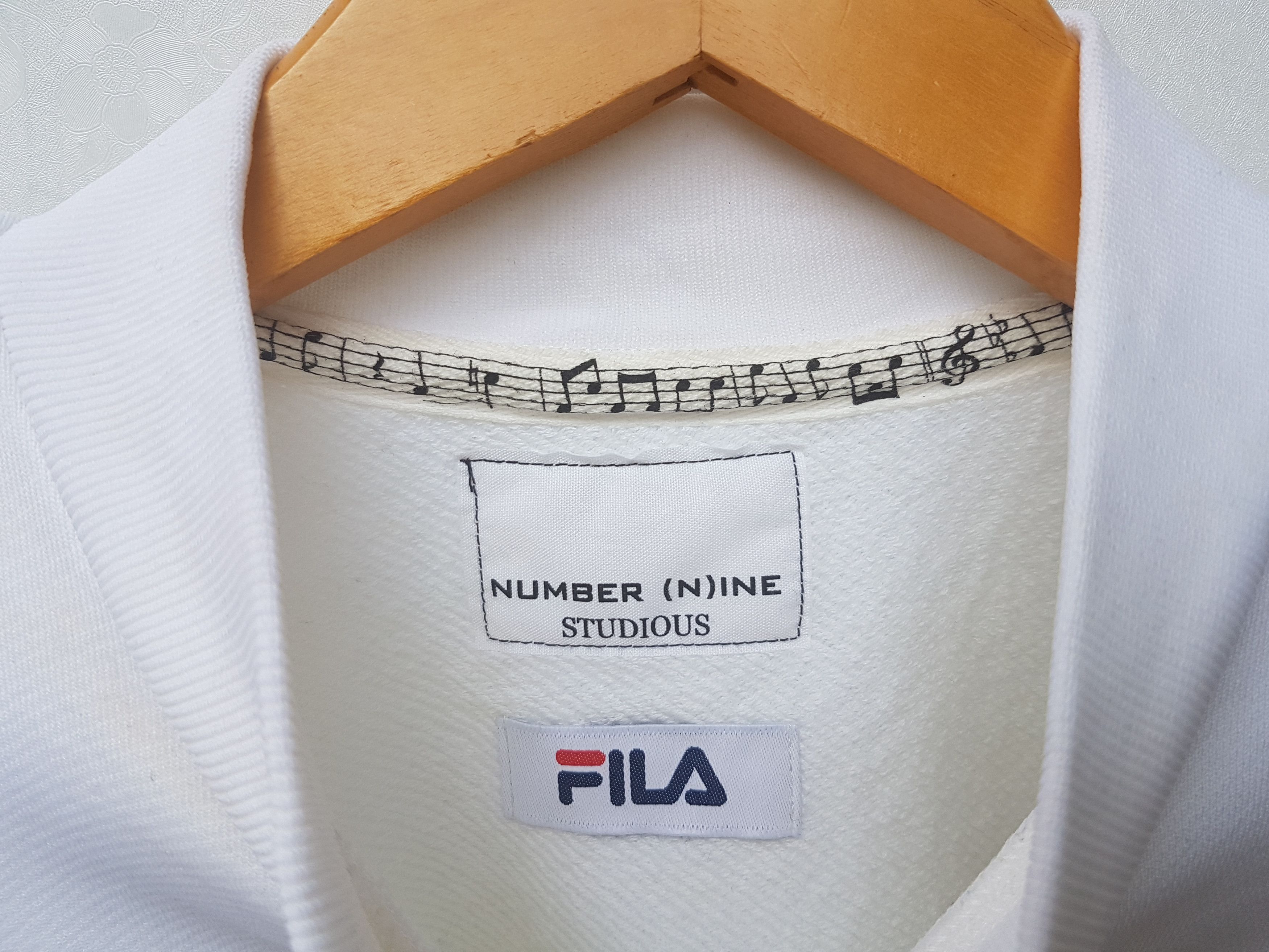 Number (N)ine Numbernine X Fila X Studious Oversize Sweatshirt Size US M / EU 48-50 / 2 - 6 Thumbnail