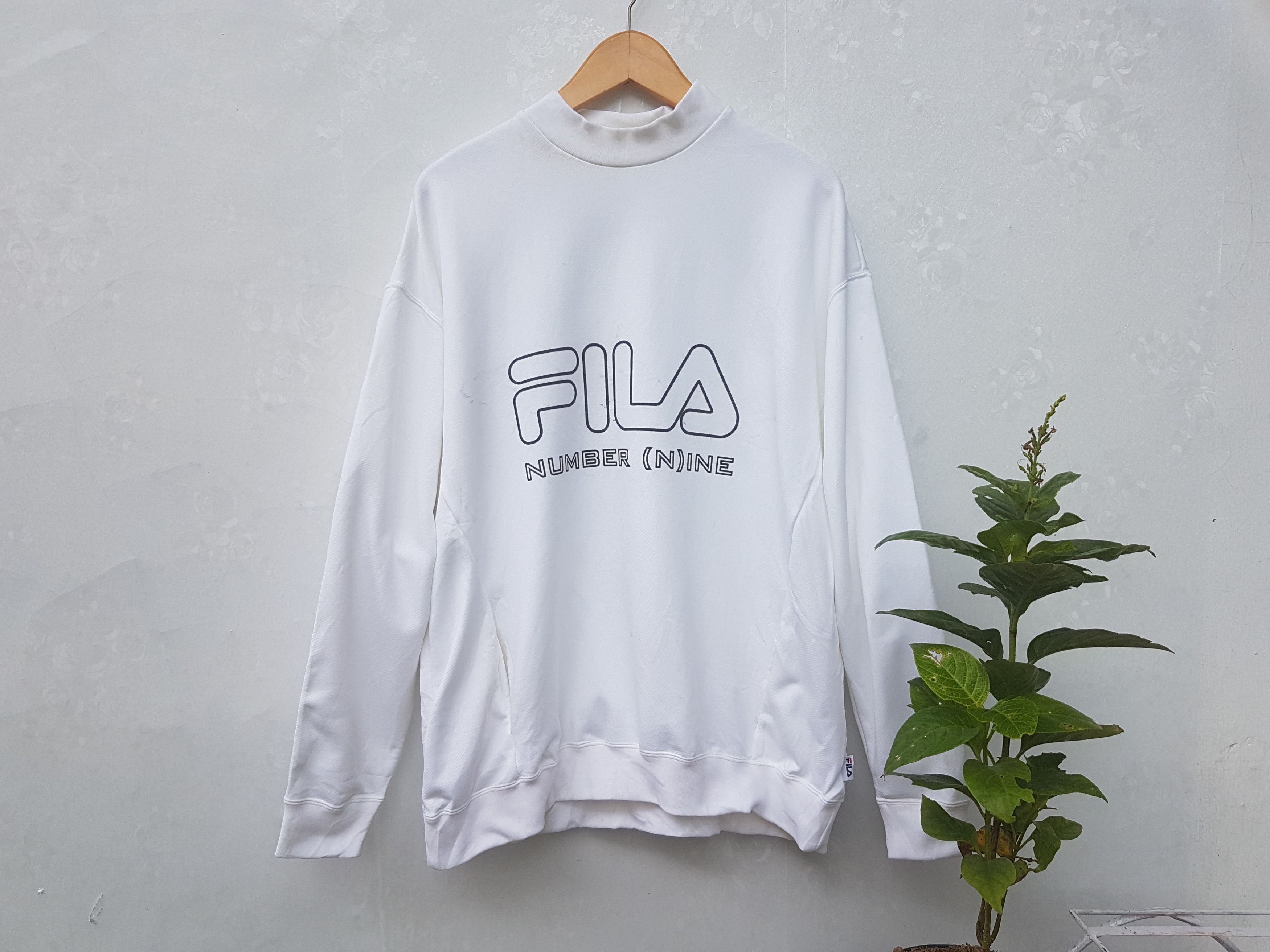 Number (N)ine Numbernine X Fila X Studious Oversize Sweatshirt Size US M / EU 48-50 / 2 - 1 Thumbnail
