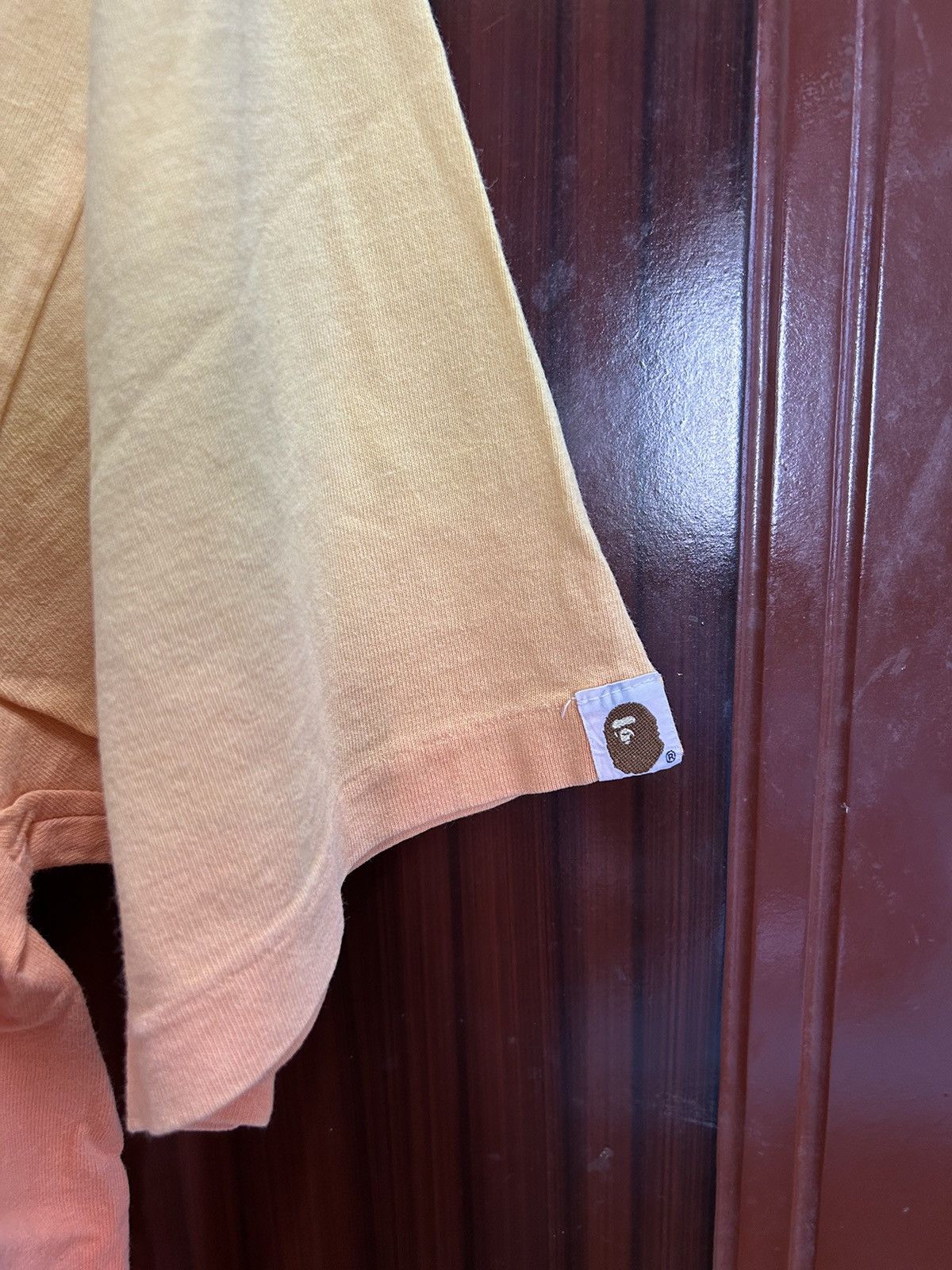 Bape 🔥A BATHING APE MAD FACE COLLEGE LOGO GRADIENT TEE Size US L / EU 52-54 / 3 - 3 Thumbnail