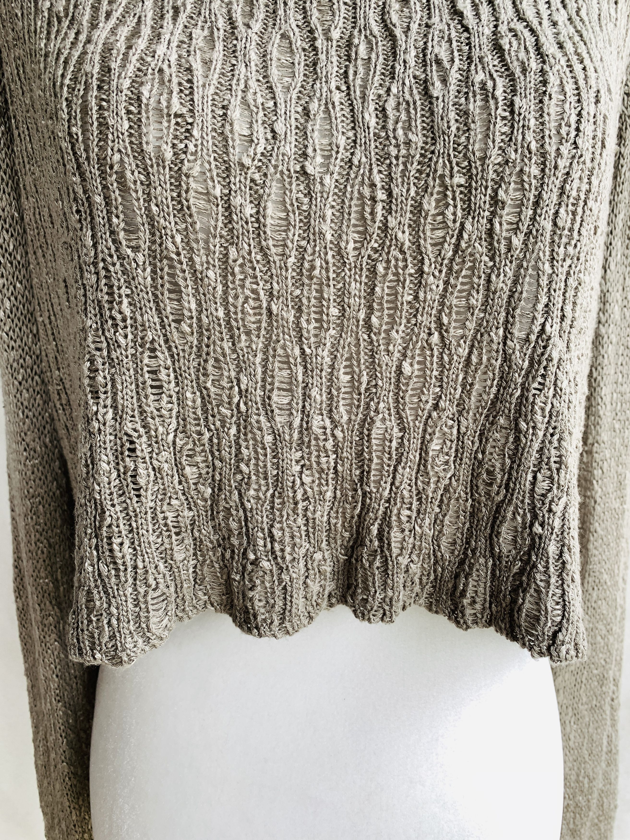 Helmut Lang NWOT cut up angora floats string silk high low shirt Size S / US 4 / IT 40 - 5 Thumbnail
