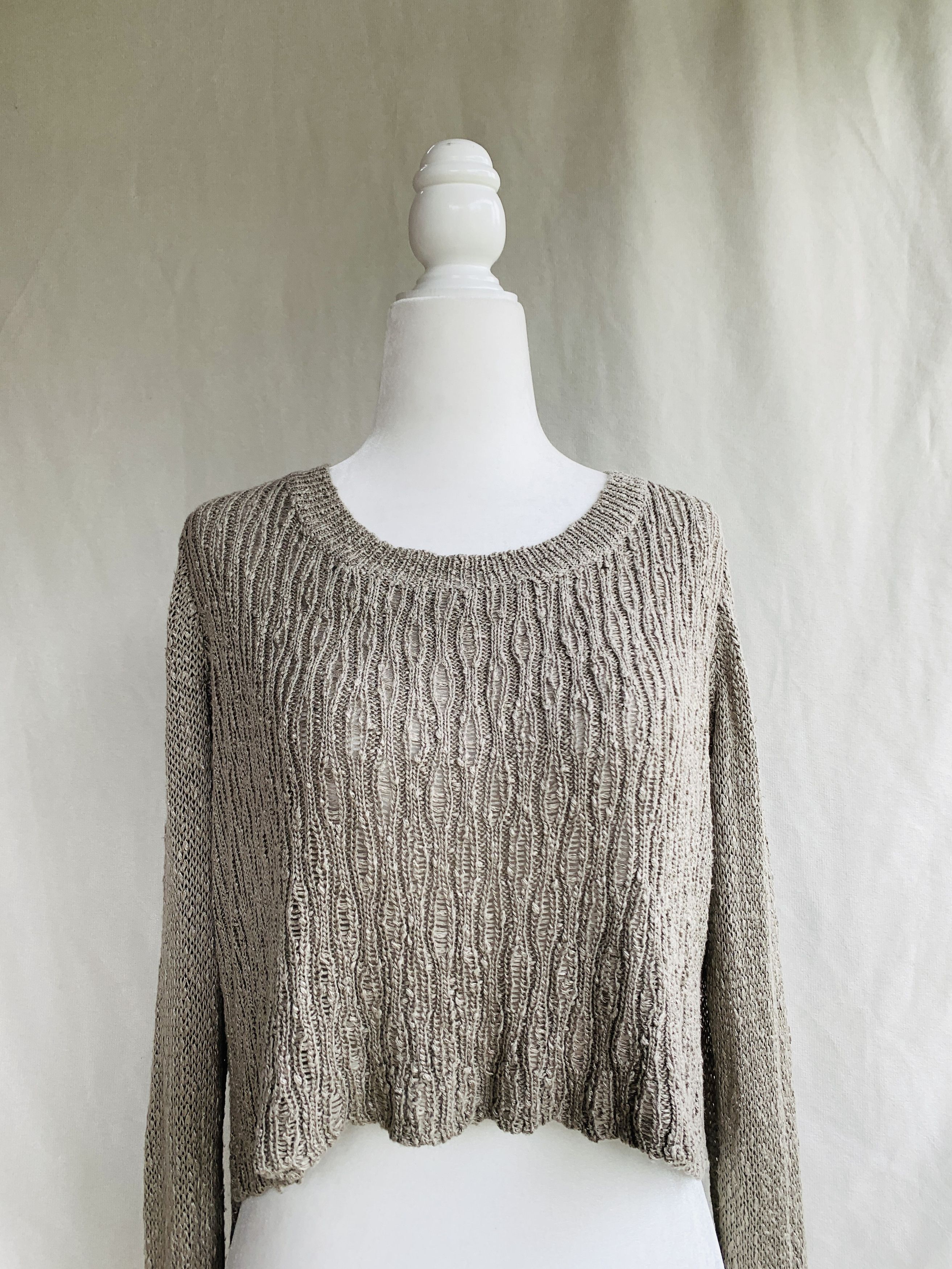 Helmut Lang NWOT cut up angora floats string silk high low shirt Size S / US 4 / IT 40 - 2 Thumbnail