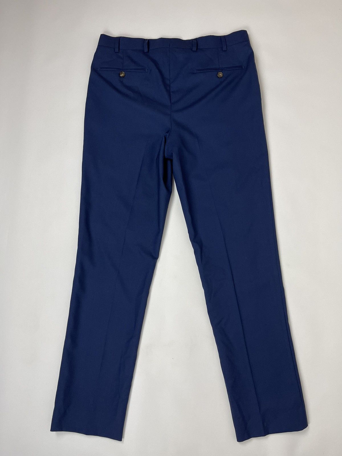 Suitsupply Suitsupply Brescia 100% wool blue classic casual pants Size US 32 / EU 48 - 7 Thumbnail