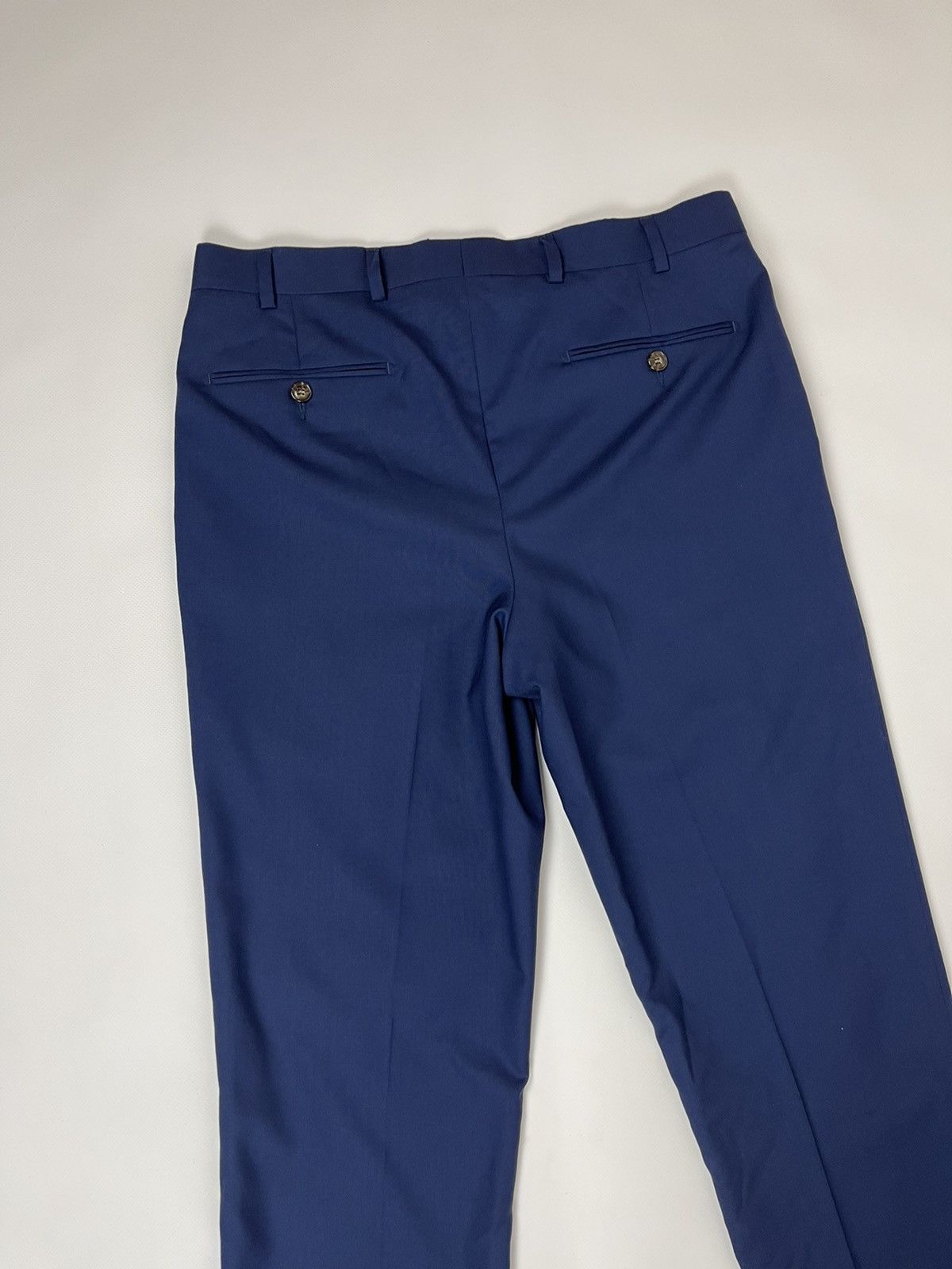 Suitsupply Suitsupply Brescia 100% wool blue classic casual pants Size US 32 / EU 48 - 8 Thumbnail
