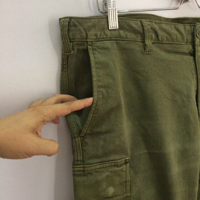Polo Ralph Lauren × Vintage CARGO💥Polo by Ralph Lauren cargo military green pant Size US 34 / EU 50 - 4 Thumbnail