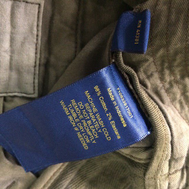 Polo Ralph Lauren × Vintage CARGO💥Polo by Ralph Lauren cargo military green pant Size US 34 / EU 50 - 6 Thumbnail