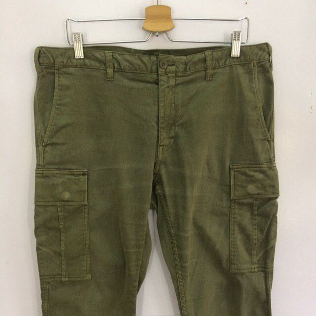 Polo Ralph Lauren × Vintage CARGO💥Polo by Ralph Lauren cargo military green pant Size US 34 / EU 50 - 2 Thumbnail
