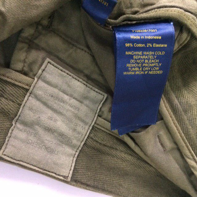 Polo Ralph Lauren × Vintage CARGO💥Polo by Ralph Lauren cargo military green pant Size US 34 / EU 50 - 8 Thumbnail