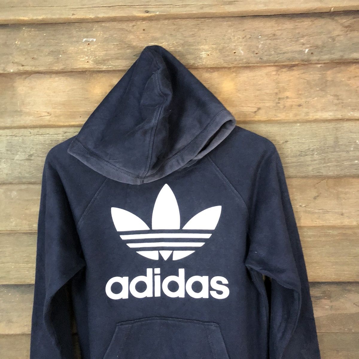 Adidas Adidas vintage Dark Blue sweatshirt Hoodie #5712 Size US S / EU 44-46 / 1 - 2 Thumbnail