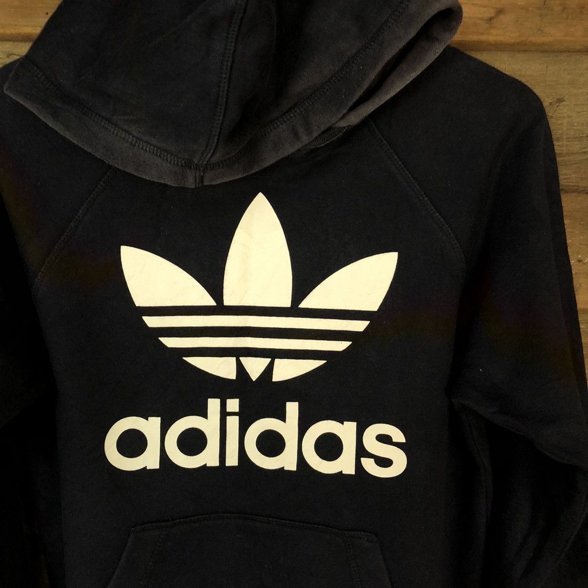 Adidas Adidas vintage Dark Blue sweatshirt Hoodie #5712 Size US S / EU 44-46 / 1 - 6 Thumbnail