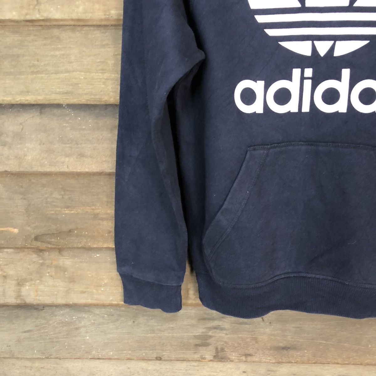 Adidas Adidas vintage Dark Blue sweatshirt Hoodie #5712 Size US S / EU 44-46 / 1 - 4 Thumbnail