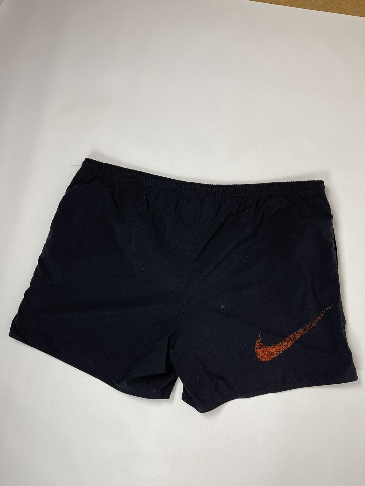 Nike Nike vintage 90s black shorts double swoosh nylon size XXL Size US 40 / EU 56 - 2 Thumbnail