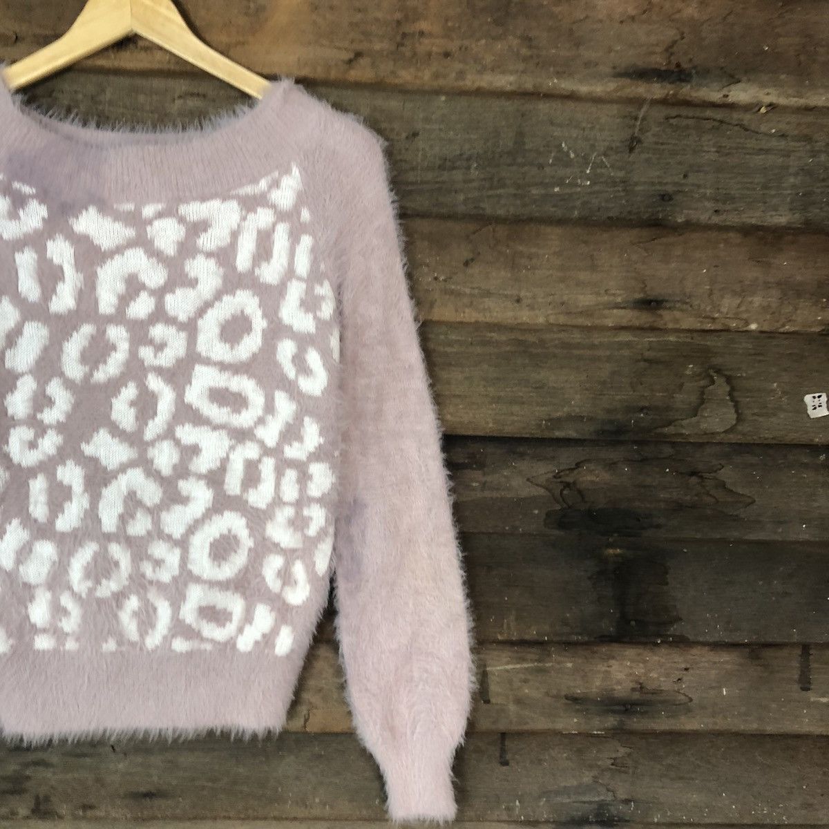 Japanese Brand Saltanse Pink Mohair Soft Fur Shag Shaggy Knitwear #c1162 Size S / US 4 / IT 40 - 5 Thumbnail