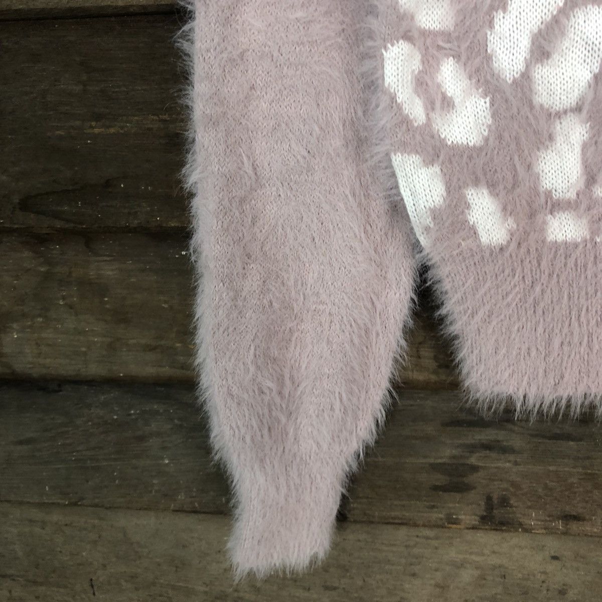 Japanese Brand Saltanse Pink Mohair Soft Fur Shag Shaggy Knitwear #c1162 Size S / US 4 / IT 40 - 6 Thumbnail