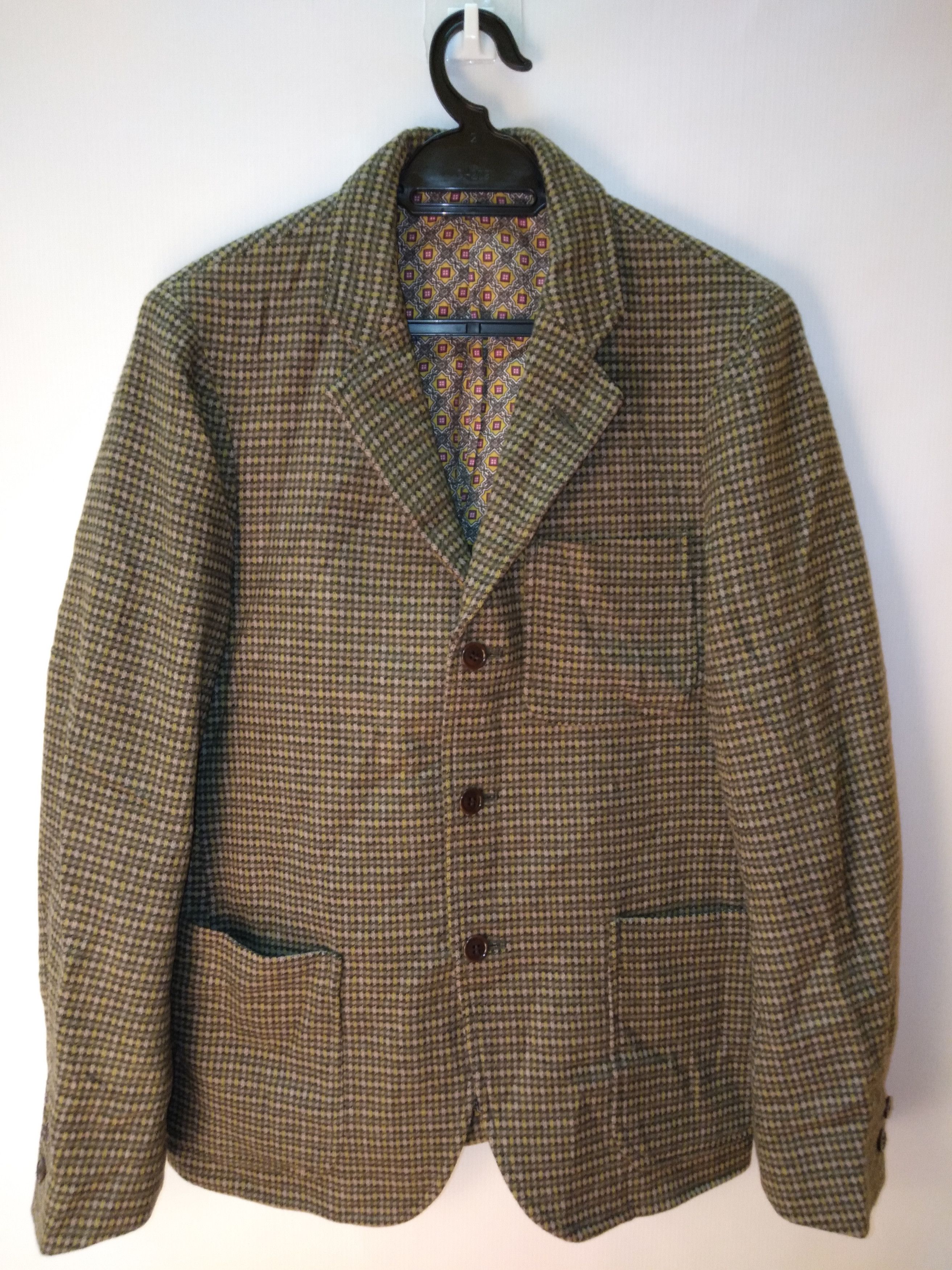 CABANE de ZUCCa × Issey Miyake × Japanese Brand Cabane de Zucca Plaid Jacket Size US S / EU 44-46 / 1 - 1 Thumbnail