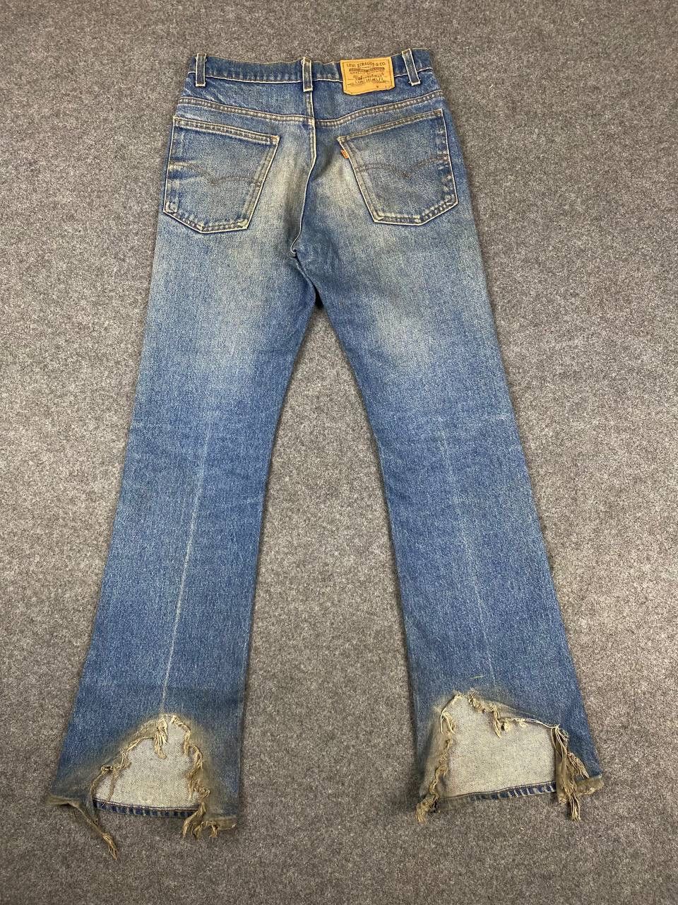 image of Archival Clothing x Levis Vintage 80's Levis 517 Orange Tab Bootcut Flare Denim, Men's (Size 31)