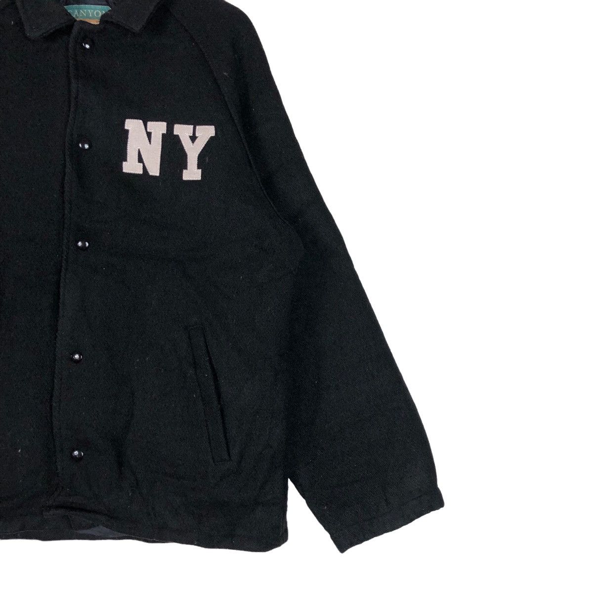 New York Post Vintage 90s Canyon NYC Streetstyle Wool Letterman Jacket Size US M / EU 48-50 / 2 - 5 Thumbnail