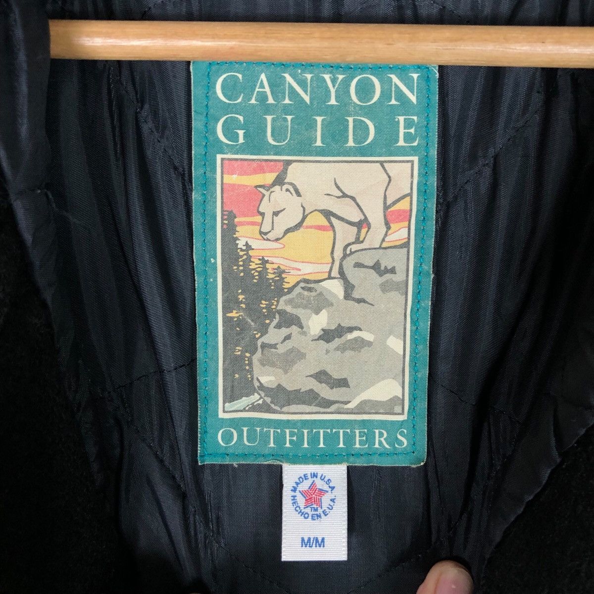 New York Post Vintage 90s Canyon NYC Streetstyle Wool Letterman Jacket Size US M / EU 48-50 / 2 - 8 Thumbnail