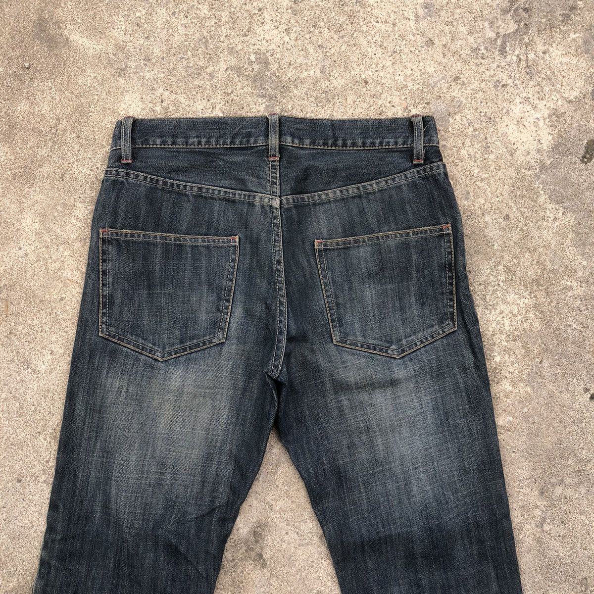 Japanese Brand × Vintage 🔥Rare🔥🇯🇵Hare Exclusive Design Stoned Wash Rips Denim Jeans Size US 32 / EU 48 - 5 Thumbnail