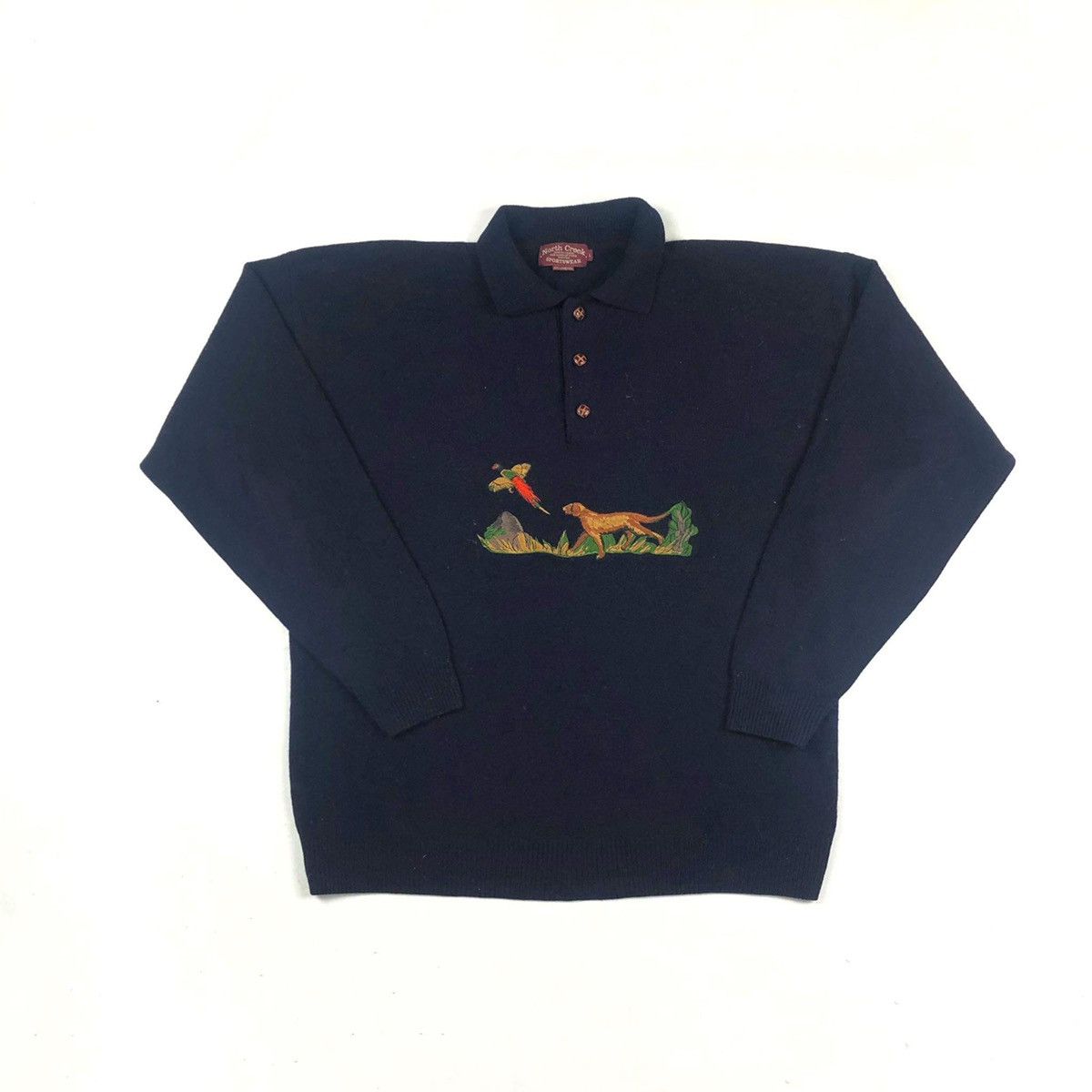 Vintage Vintage sweatshirt hoodie retro 90s Size US L / EU 52-54 / 3 - 2 Thumbnail