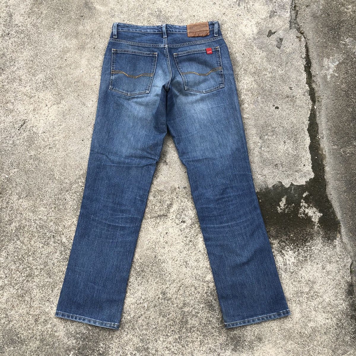 Edwin × Vintage 🔥Rare🔥Vintage Edwin Jeanism Stoned Wash Rips Denim Jeans Size US 31 - 4 Thumbnail