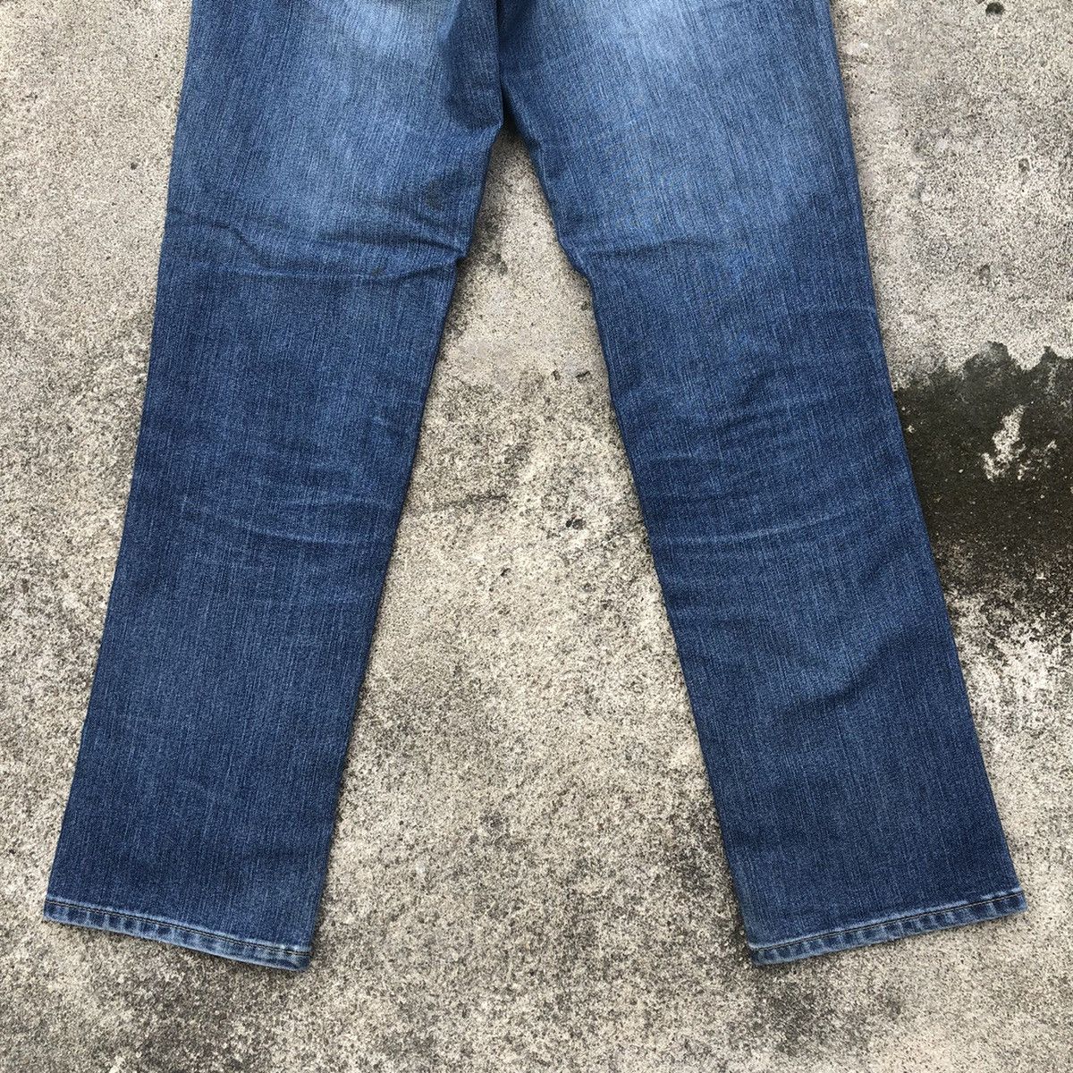 Edwin × Vintage 🔥Rare🔥Vintage Edwin Jeanism Stoned Wash Rips Denim Jeans Size US 31 - 6 Thumbnail