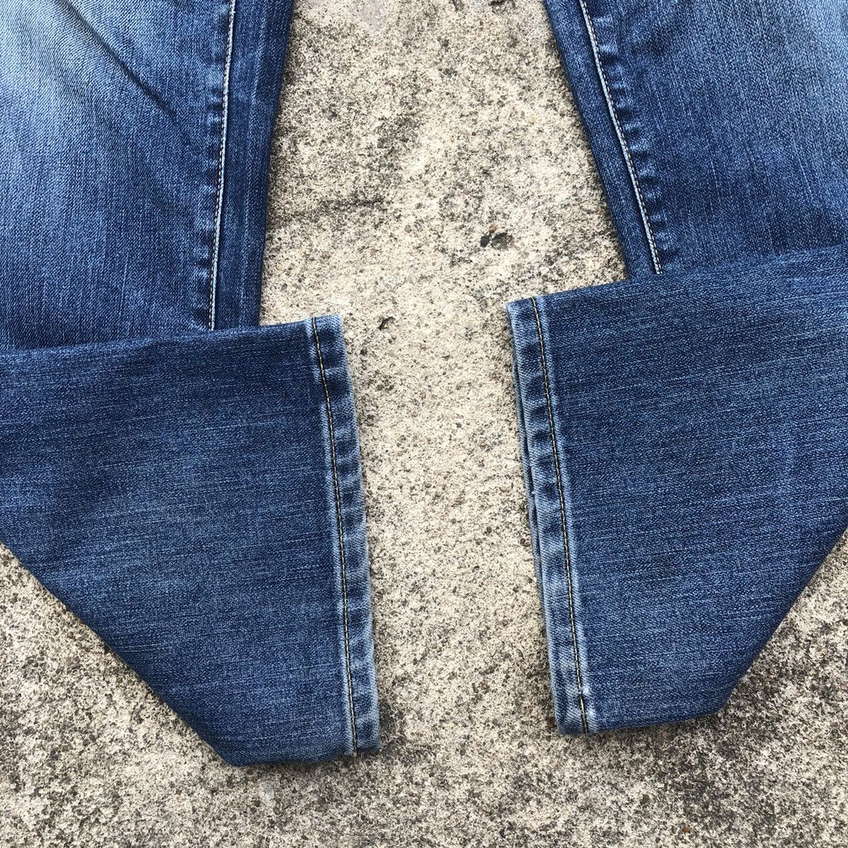 Edwin × Vintage 🔥Rare🔥Vintage Edwin Jeanism Stoned Wash Rips Denim Jeans Size US 31 - 7 Thumbnail
