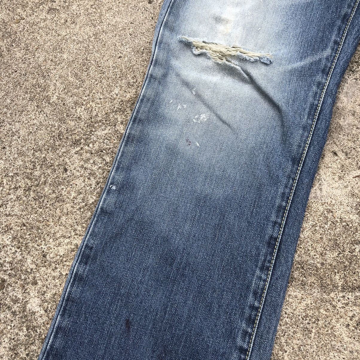 Levi's × Vintage 🔥Rare🔥Levis 505 Stoned Wash Splash Paint Rips Denim Jeans Size US 30 / EU 46 - 9 Thumbnail