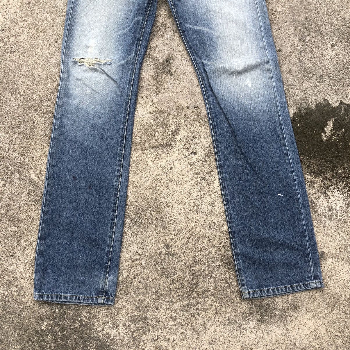 Levi's × Vintage 🔥Rare🔥Levis 505 Stoned Wash Splash Paint Rips Denim Jeans Size US 30 / EU 46 - 3 Thumbnail
