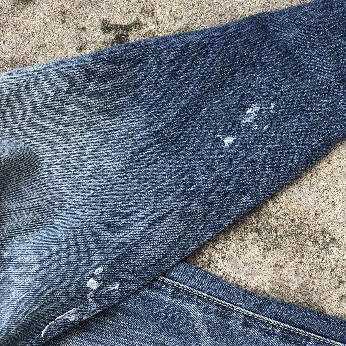 Levi's × Vintage 🔥Rare🔥Levis 505 Stoned Wash Splash Paint Rips Denim Jeans Size US 30 / EU 46 - 13 Thumbnail