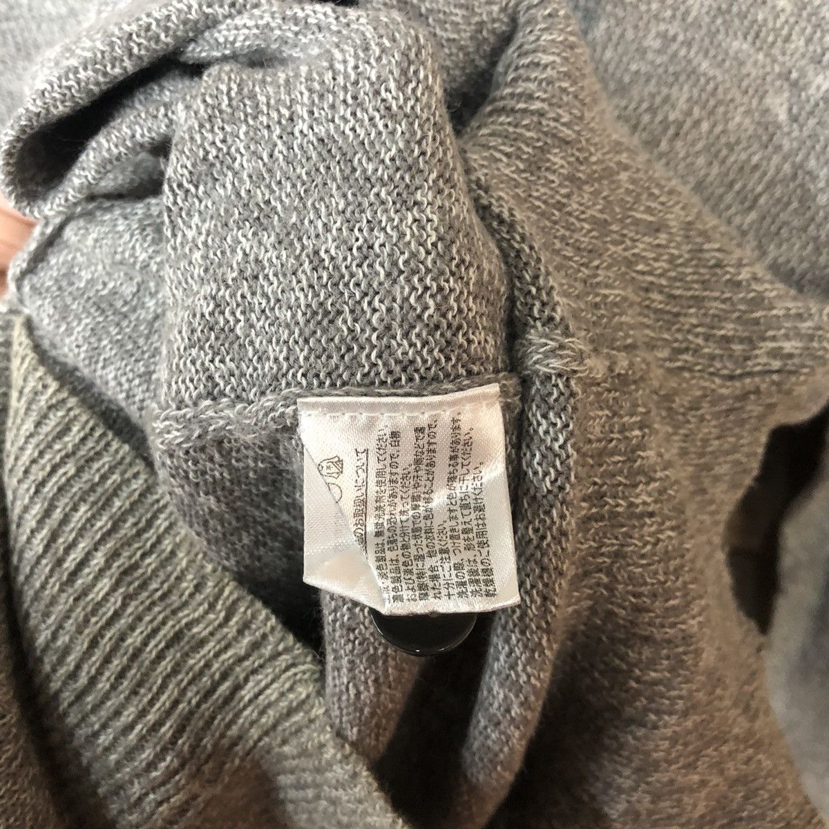 Homespun Knitwear × Japanese Brand Pine Done Grey Cardigan knitwear vintage #5541 Size US L / EU 52-54 / 3 - 9 Thumbnail