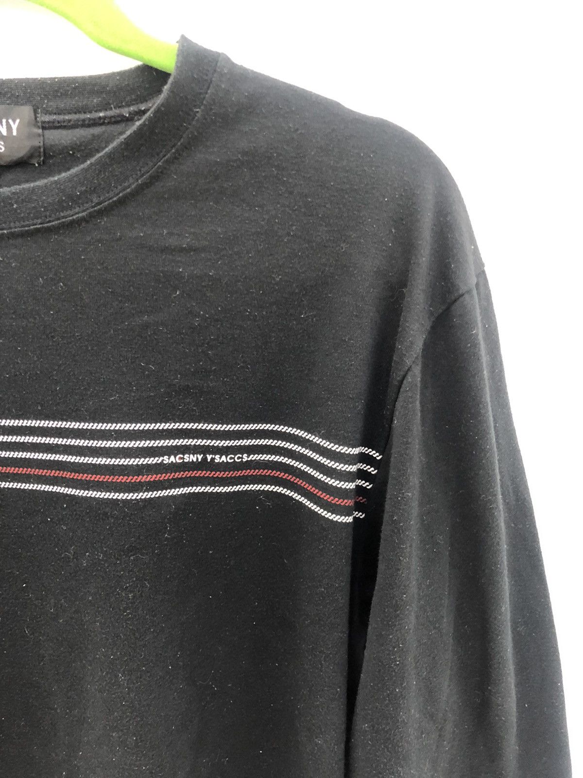 Yohji Yamamoto Vintage SACSNY YSACCS by Yohji Yamamoto long sleeve tees Size US M / EU 48-50 / 2 - 4 Thumbnail
