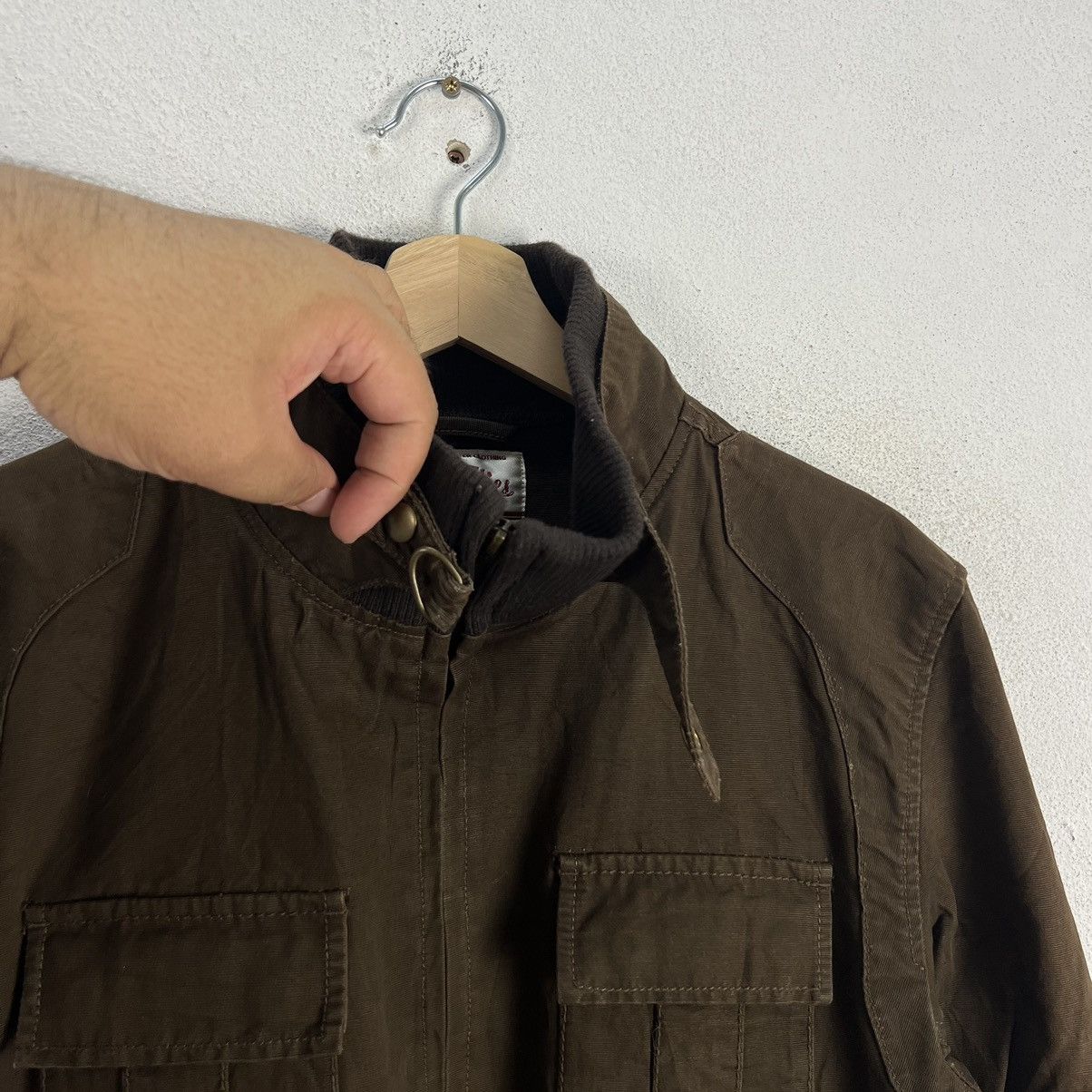Japanese Brand VINTAGE CARGO JACKET MULTI POCKET TIME FLIES JAPAN FABRIC Size US L / EU 52-54 / 3 - 6 Thumbnail