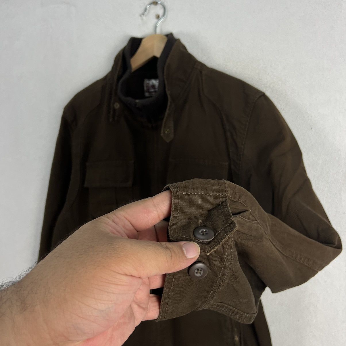 Japanese Brand VINTAGE CARGO JACKET MULTI POCKET TIME FLIES JAPAN FABRIC Size US L / EU 52-54 / 3 - 7 Thumbnail