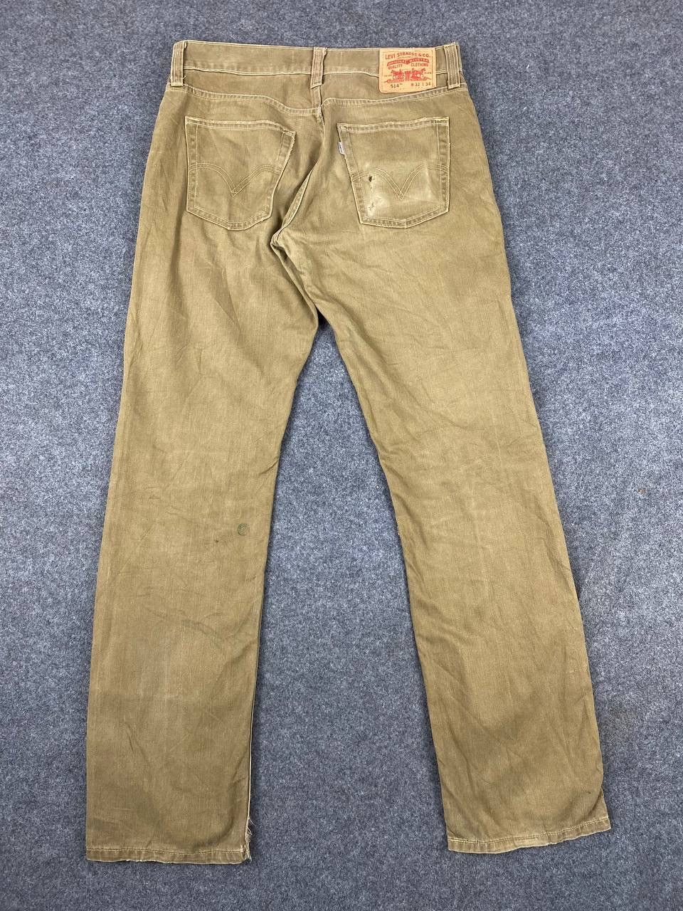 image of Levis 514 Slim Straight Denim in Brown, Men's (Size 34)
