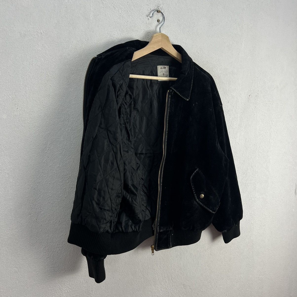 Japanese Brand VINTAGE VELVET JACKET BOMBER STYLE SANTA CRUZ JAPAN Size US M / EU 48-50 / 2 - 10 Thumbnail
