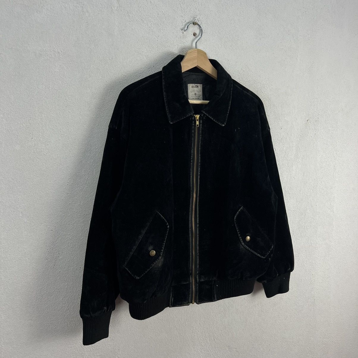 Japanese Brand VINTAGE VELVET JACKET BOMBER STYLE SANTA CRUZ JAPAN Size US M / EU 48-50 / 2 - 2 Thumbnail
