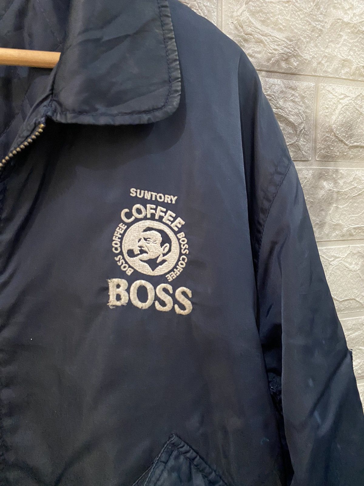 Vintage Vintage Bomber Jacket Suntory Coffee BOSS Size US L / EU 52-54 / 3 - 4 Thumbnail