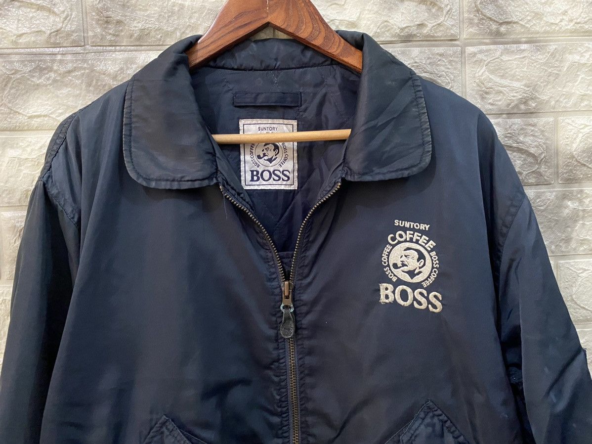 Vintage Vintage Bomber Jacket Suntory Coffee BOSS Size US L / EU 52-54 / 3 - 3 Thumbnail