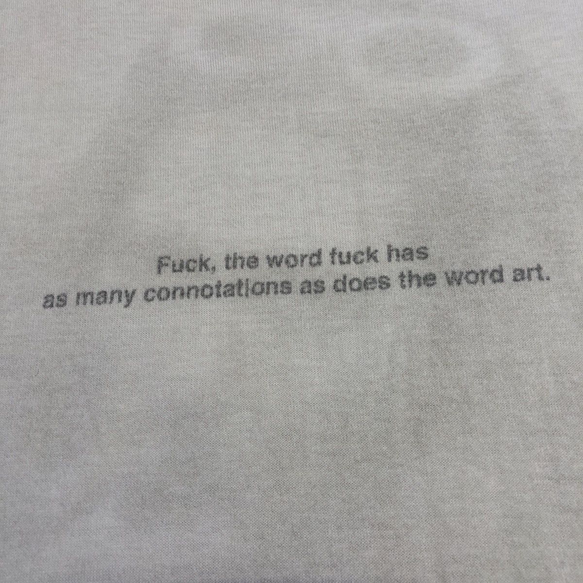 Number (N)ine Number Nine "Fuck and Art" T-shirts Size US M / EU 48-50 / 2 - 5 Thumbnail