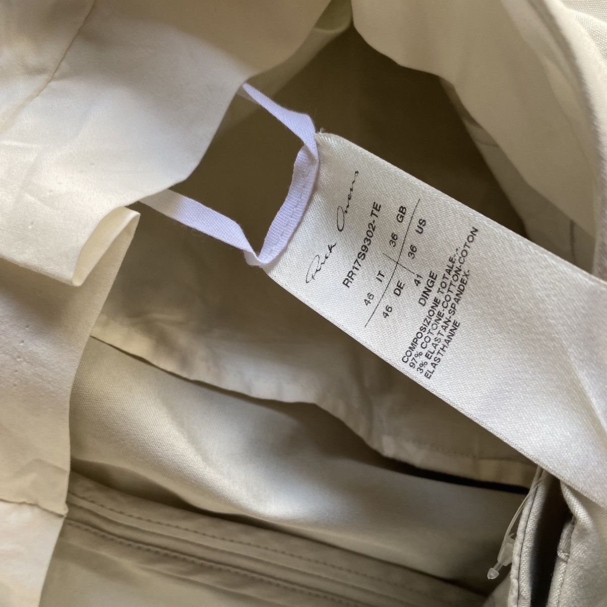 Rick Owens SS17 Walrus “Bulldozer” Pants Size US 30 / EU 46 - 8 Thumbnail